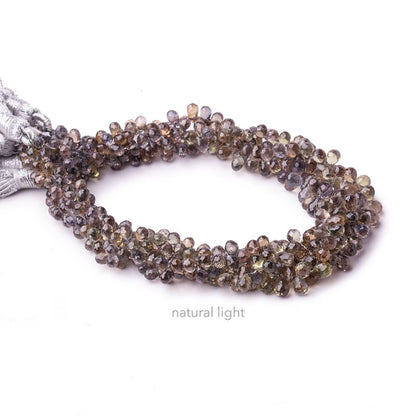 4x3mm Color Change Sapphire Faceted Tear Drop Beads 8 inch 155 pieces