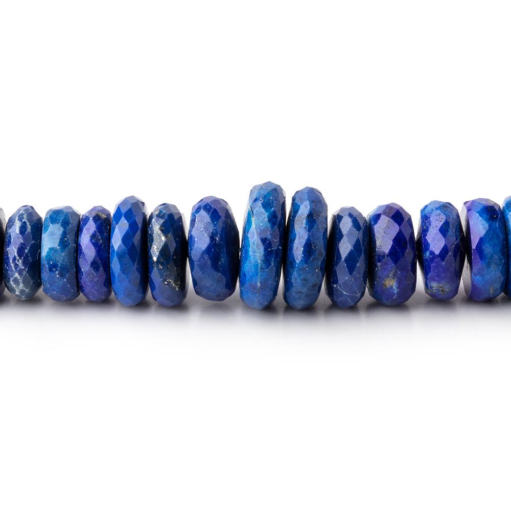 4.5-10mm Lapis Lazuli Faceted Heshi Beads 16 inch 152 pieces