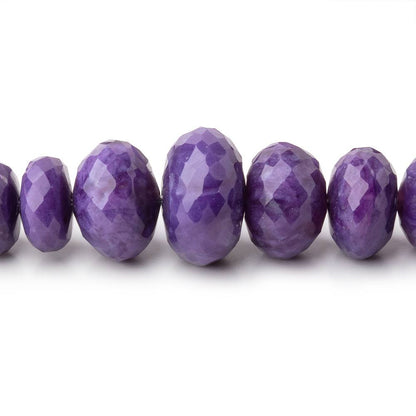 4.5-12mm Charoite Faceted Rondelle Beads 18 inch 96 pieces AAA