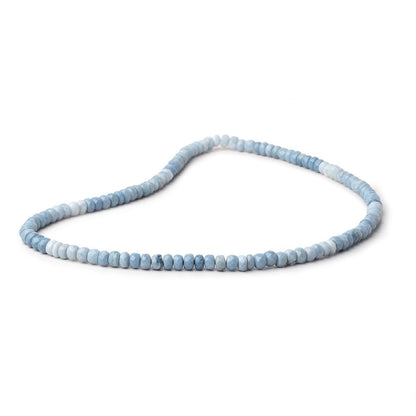 4.5-5.5mm Owyhee Blue Opal Faceted Rondelle Beads 16 inch 124 pieces