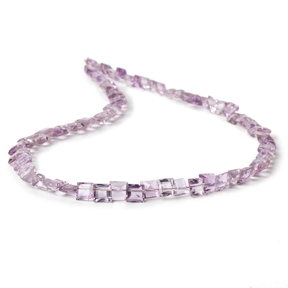 5mm Amethyst  pavilion faceted Emerald Cut Beads 13 inch 80 pieces