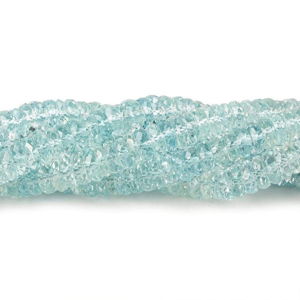5.5-6mm Aquamarine Heishi Beads 15 inch 225 beads AAA