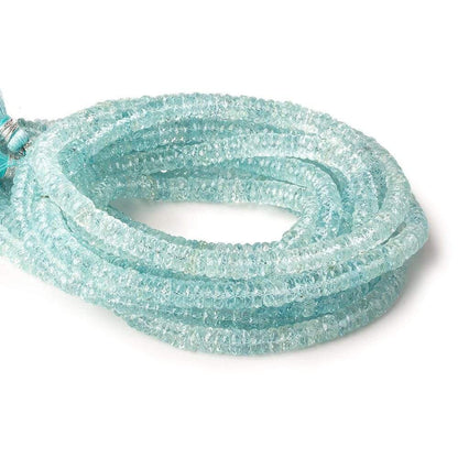 5.5-6mm Aquamarine Heishi Beads 15 inch 225 beads AAA