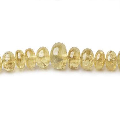 4.5-6.5mm Grossular Garnet Plain Rondelle Beads 16 inch 136 pieces AA