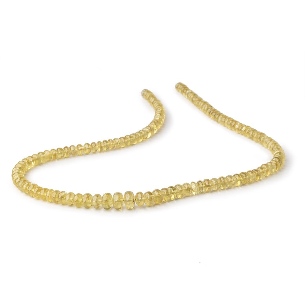 4.5-6.5mm Grossular Garnet Plain Rondelle Beads 16.5 inch 129 pieces AA