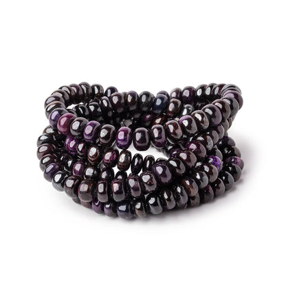 4.5-7.5mm Sugilite Plain Rondelle Beads 18 inch 103 pieces AA
