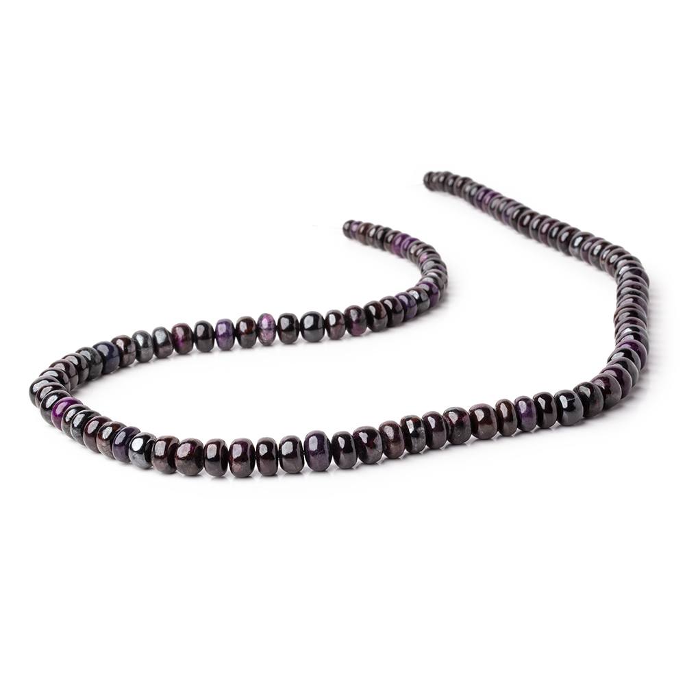 4.5-7.5mm Sugilite Plain Rondelle Beads 18 inch 103 pieces AA
