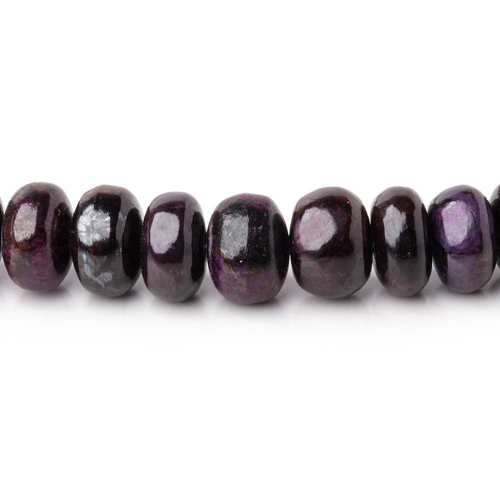 4.5-7.5mm Sugilite Plain Rondelle Beads 18 inch 103 pieces AA