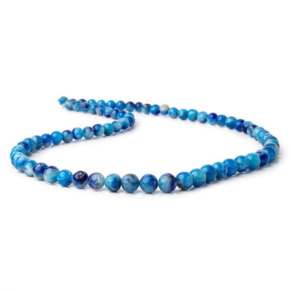 4.5-8mm Afghanite Plain Round Beads 18 inch 74 pieces AAA