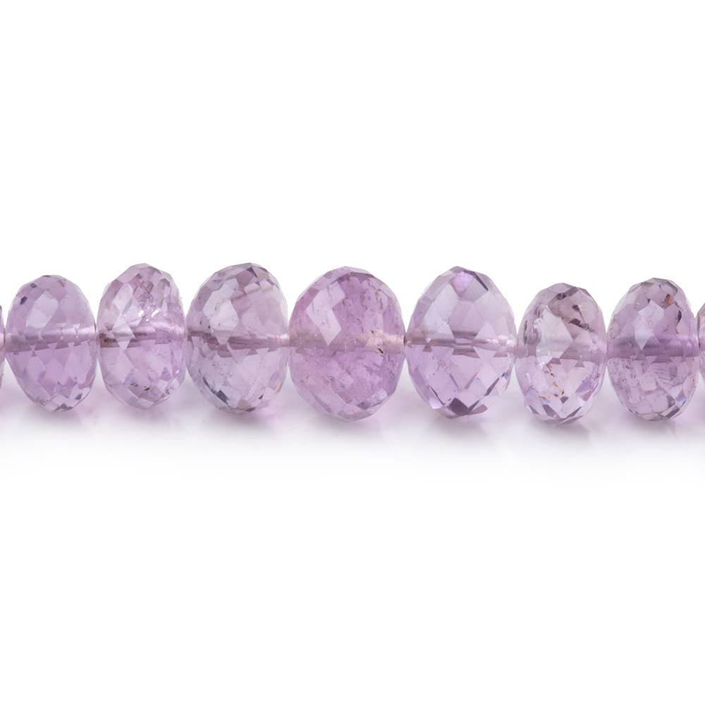 4.5-8mm Bolivian Amethyst Faceted Rondelle Beads 18 inch 112 pieces AA