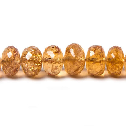 4.5-8mm Imperial Topaz faceted rondelle beads 18 inches 140 pieces A