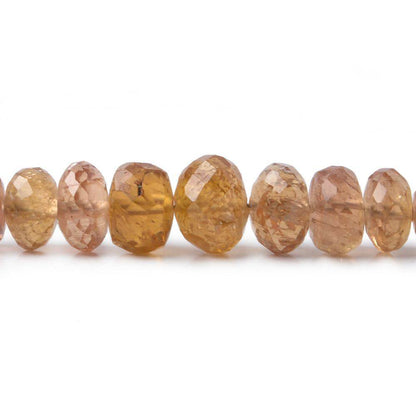 4.5-8mm Imperial Topaz faceted rondelle beads 18 inches 140 pieces A