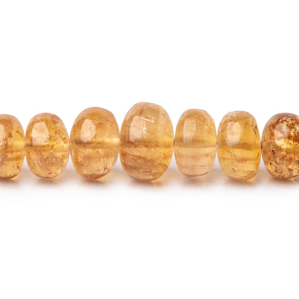 4.5-8mm Precious Topaz Plain Rondelle Beads 16 inch 112 pieces AA