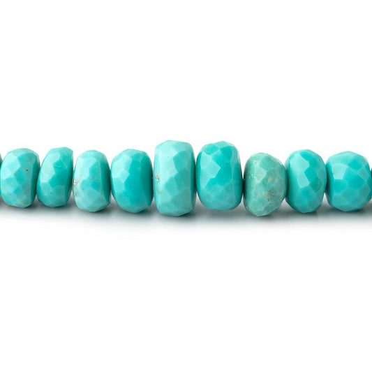 4-7mm Turquoise Faceted Rondelle Beads 15 inch 116 pieces A