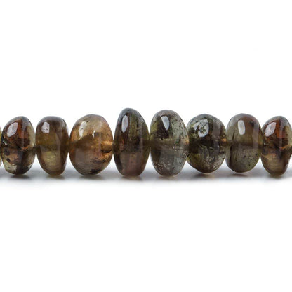 4.5-9mm Andalusite Beads Plain Rondelle 15 inch 115 pieces