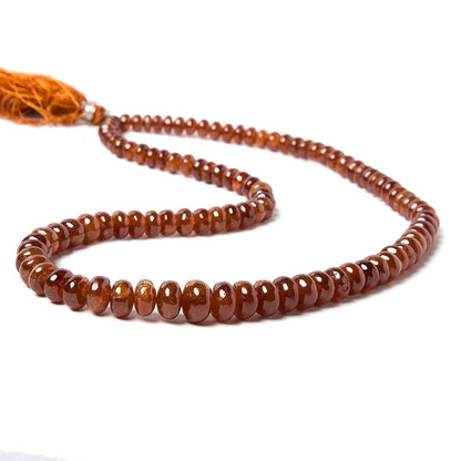 4.5-9mm Spessartite Garnet Beads Plain Rondelle 16 inch 102 pieces