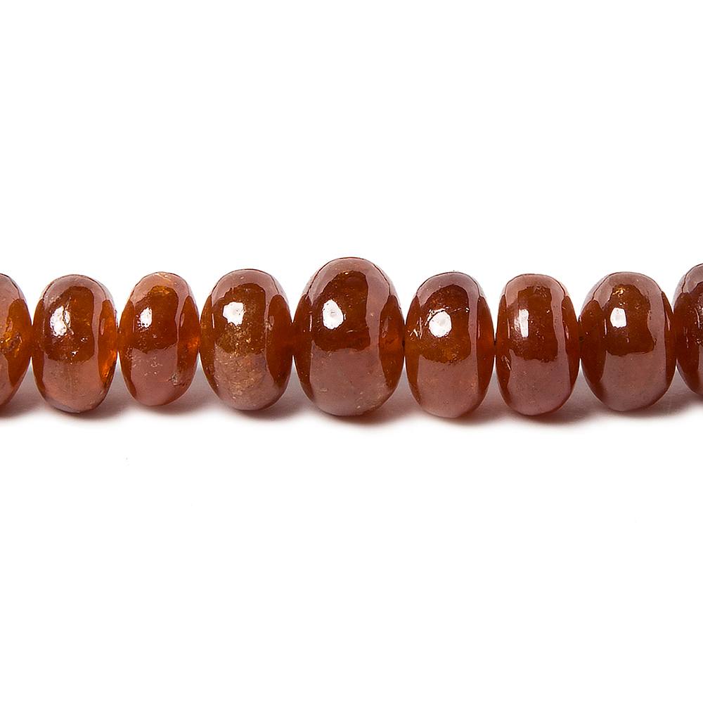 4.5-9mm Spessartite Garnet Beads Plain Rondelle 16 inch 102 pieces