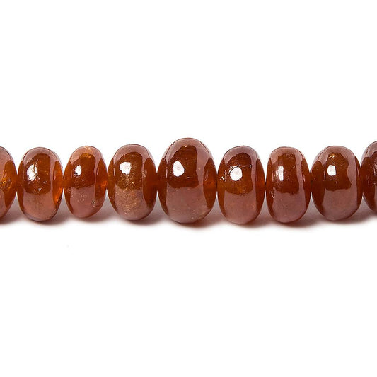 4.5-9mm Spessartite Garnet Beads Plain Rondelle 16 inch 102 pieces