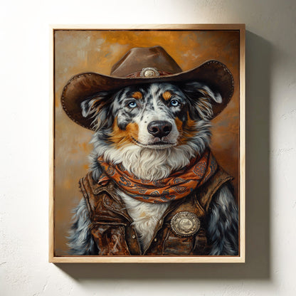 Australian Shepard Sheriff of the Painted Plains
