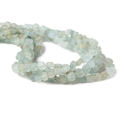 4.5mm Frosted Multi Beryl plain coin beads 12.5 inch 75 pieces