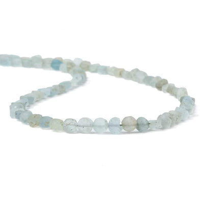 4.5mm Frosted Multi Beryl plain coin beads 12.5 inch 75 pieces