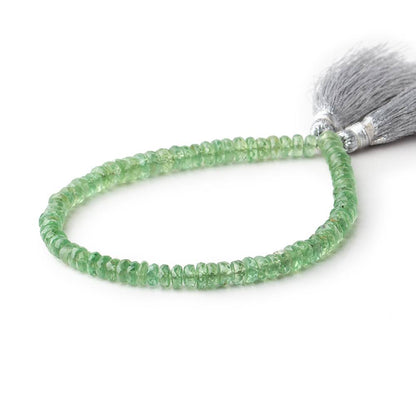 4.5mm Green Kyanite Faceted Rondelle Beads 8 inch 83 pieces