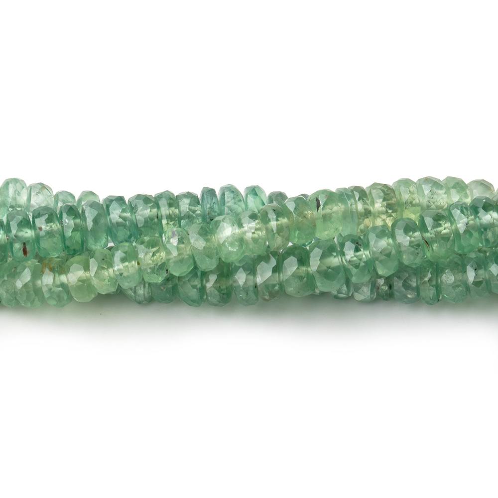 4.5mm Green Kyanite Faceted Rondelle Beads 8 inch 83 pieces