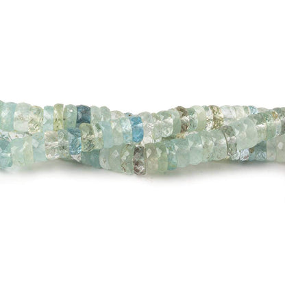 4.5mm Multi Color Beryl Faceted Hishi 15 inch 220 beads AAA