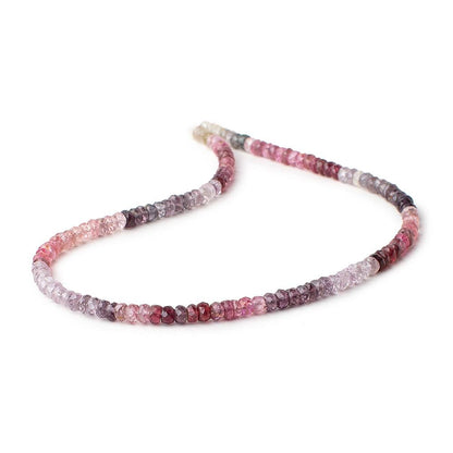 4.5mm Multi Color Spinel Faceted Rondelles 13 inch 124 beads AA