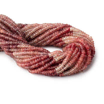 4.5mm Shaded Andesine Faceted Rondelle Beads 13 inch 140 pieces