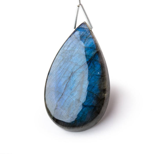 45x26x8mm Labradorite Plain Pear Pendant 1 AAA Focal