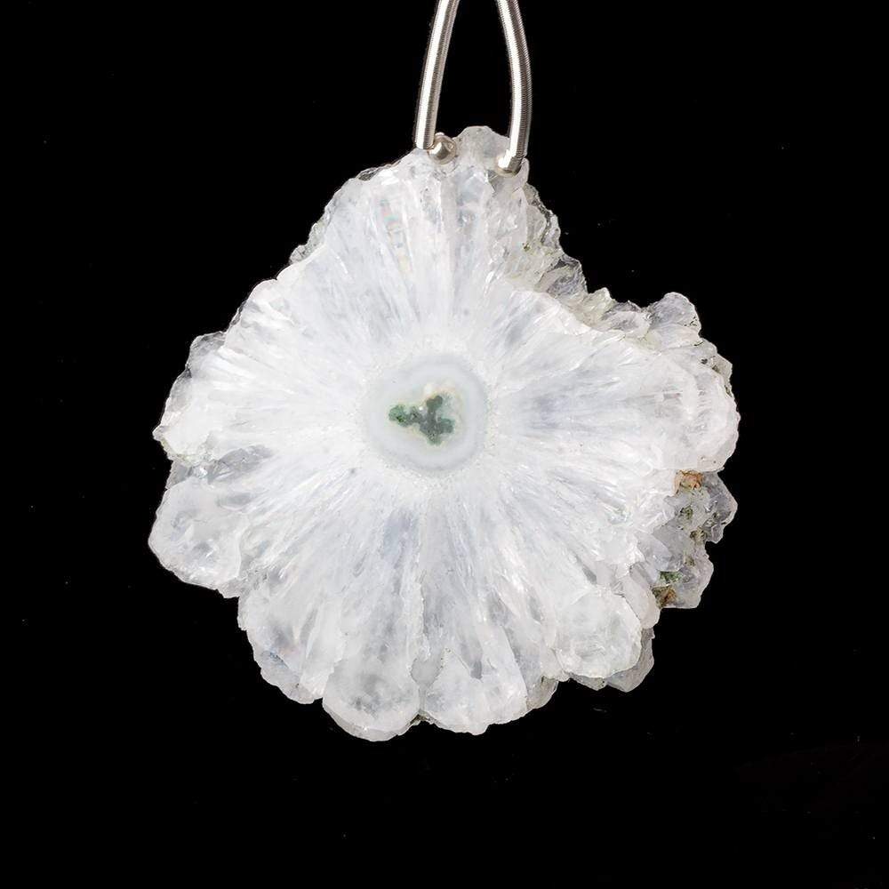 45x45mm Solar Quartz Plain Slice Bead 1 piece