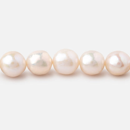 7.5-8mm Off White Off Round Freshwater Pearls 15.5 inch 48 Beads