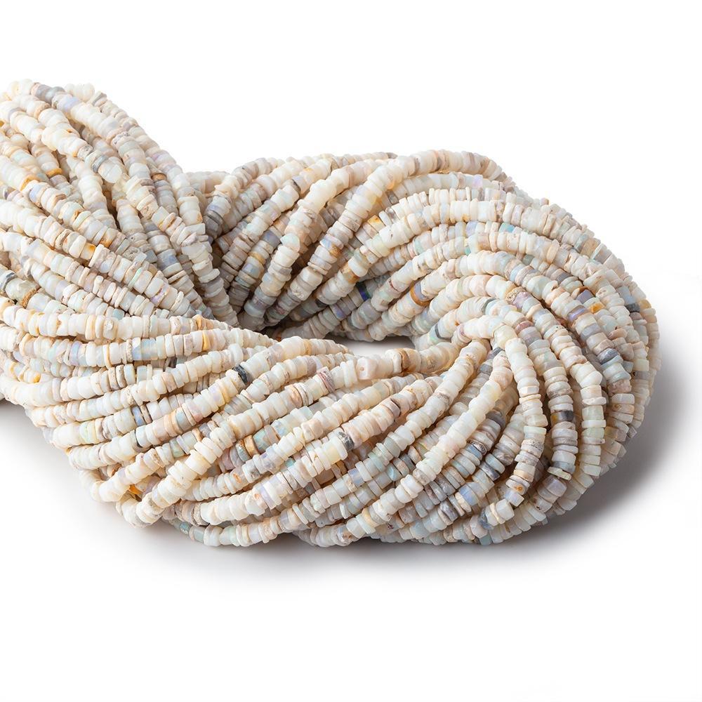 4mm Australian Opal Heishi Beads 13 inch 235 pieces