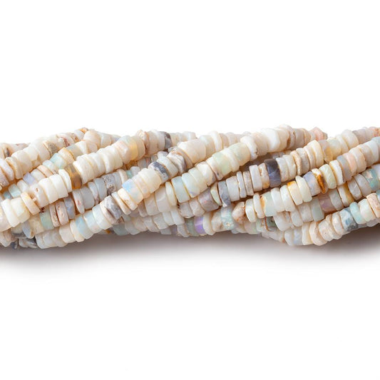4mm Australian Opal Heishi Beads 13 inch 235 pieces