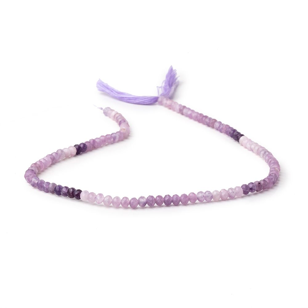 4mm Cape Amethyst Micro Faceted Rondelle Beads 12.5 inch 102 pieces