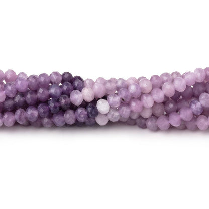 4mm Cape Amethyst Micro Faceted Rondelle Beads 12.5 inch 102 pieces