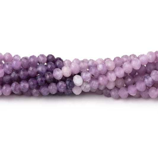 4mm Cape Amethyst Micro Faceted Rondelle Beads 12.5 inch 102 pieces