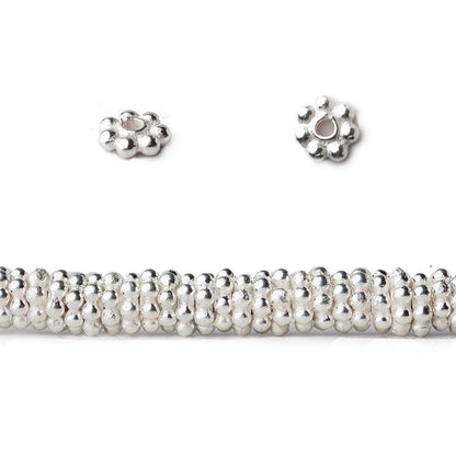 4mm Daisy Spacer Beads 8 inch 155 pieces