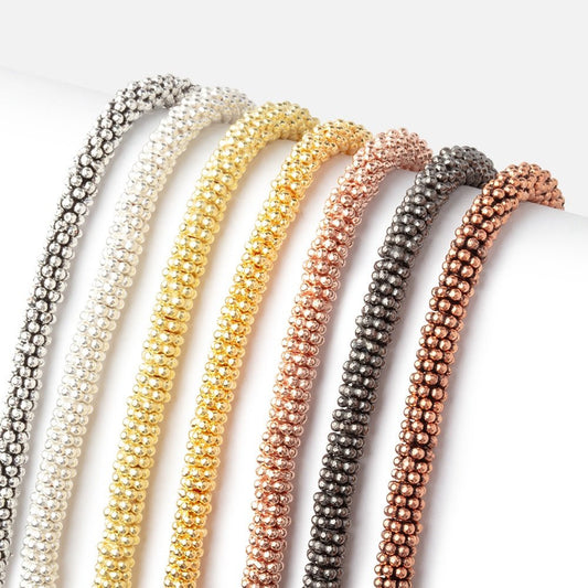 4mm Daisy Spacer Beads 8 inch 155 pieces