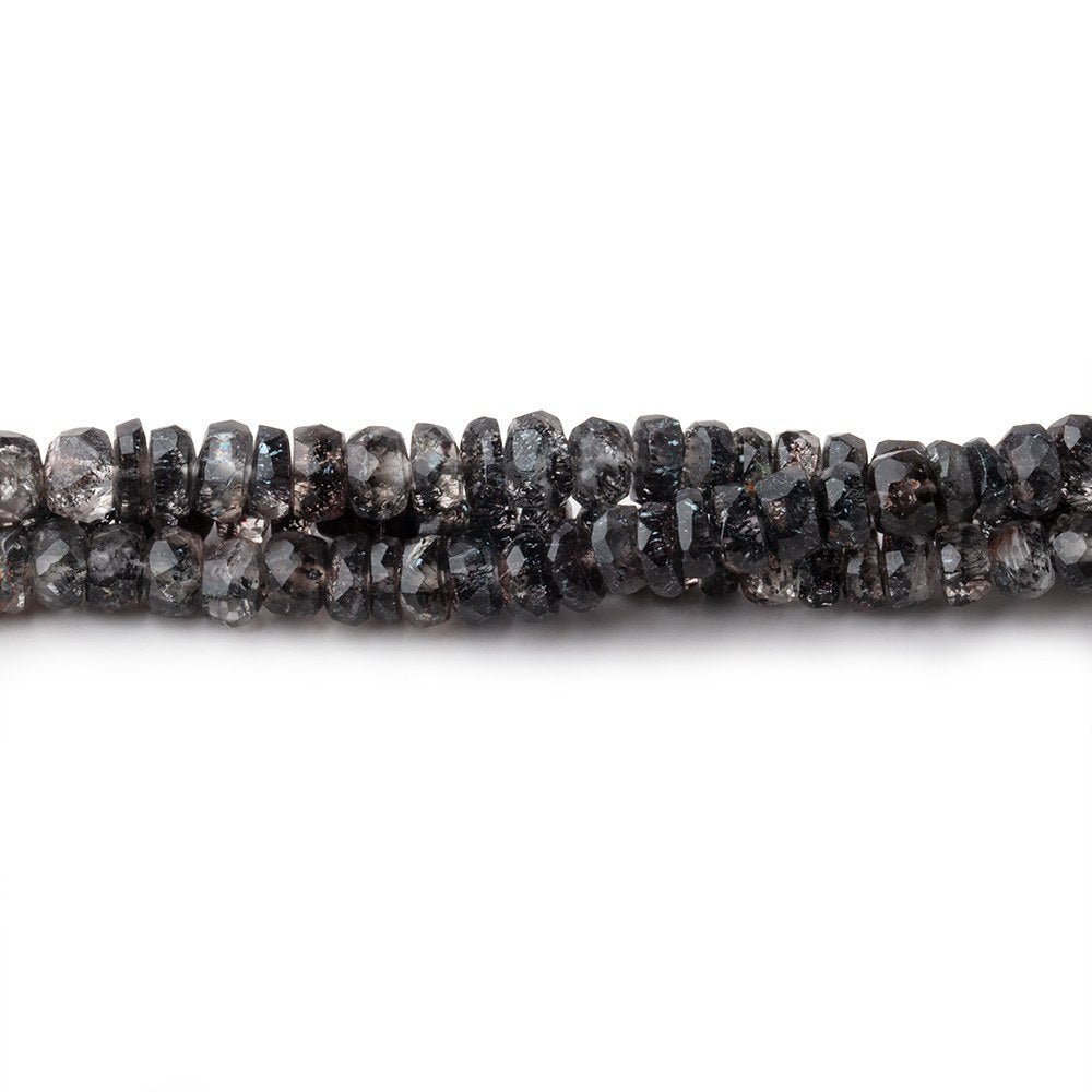 4mm Moss Amethyst Faceted Rondelle Beads 15.75 inch 160 pieces