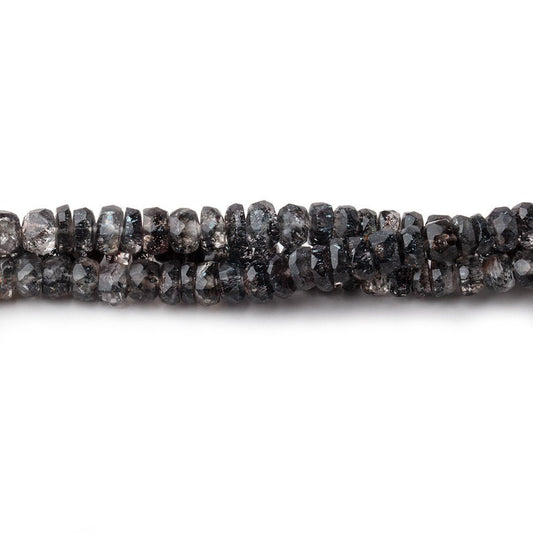 4mm Moss Amethyst Faceted Rondelle Beads 15.75 inch 160 pieces