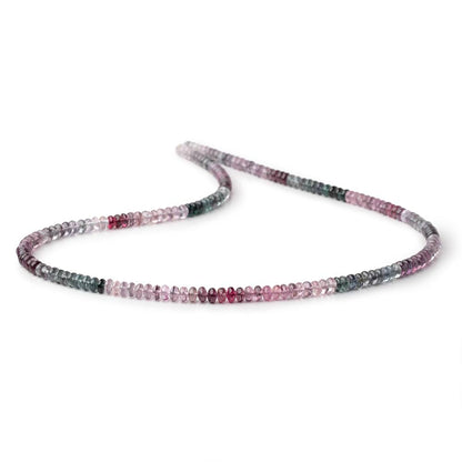 4mm Multi Color Spinel Plain Rondelle Beads 18 inch 175 pieces AAA