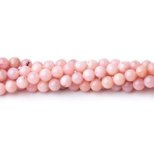 4mm Pink Peruvian Opal Plain Round Beads 15.75 inch 95 pieces