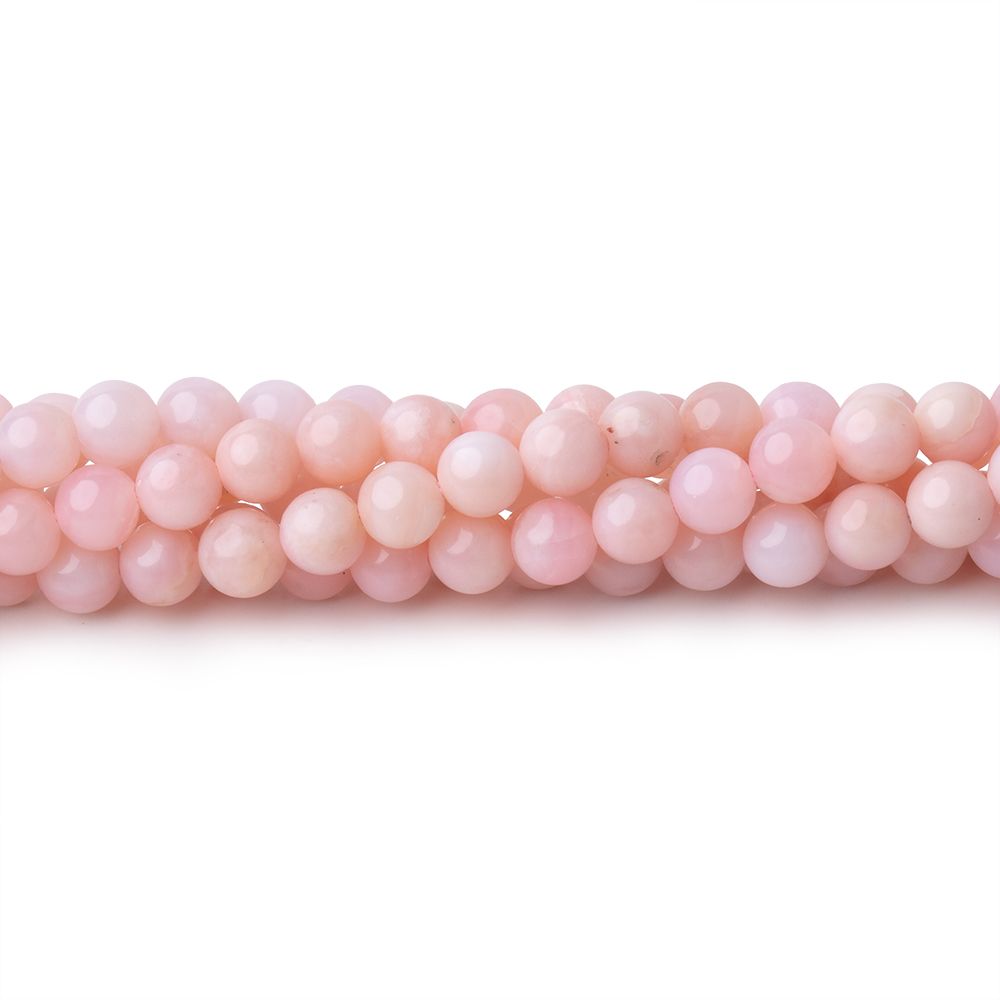 4mm Pink Peruvian Opal Plain Round Beads 16 inch 100 pieces