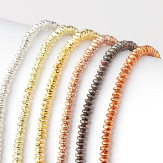 4mm Polished Disc Beads