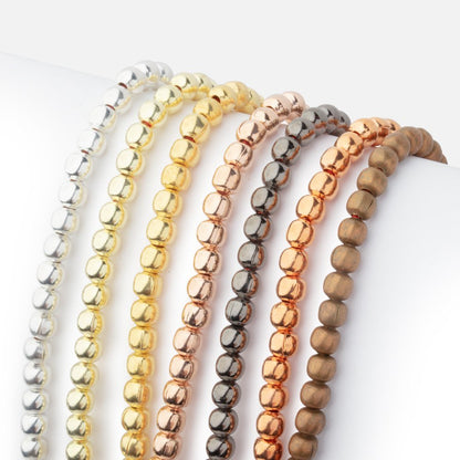 4mm Polished Round Beads