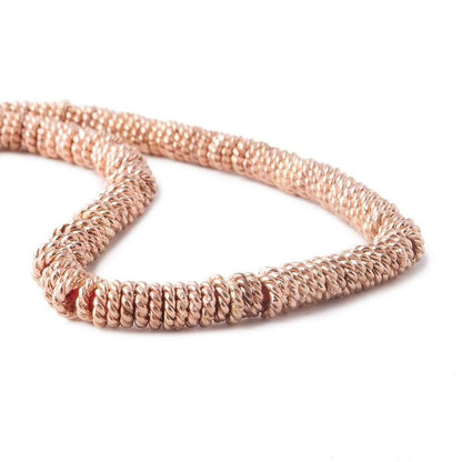 4mm Rose Gold Plated Copper Jumpring 8 inch 175 pcs