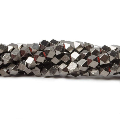 4mm Shiny Faceted Nugget Beads 8 inch 47 pieces