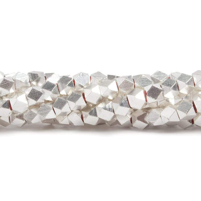 4mm Shiny Faceted Nugget Beads 8 inch 47 pieces